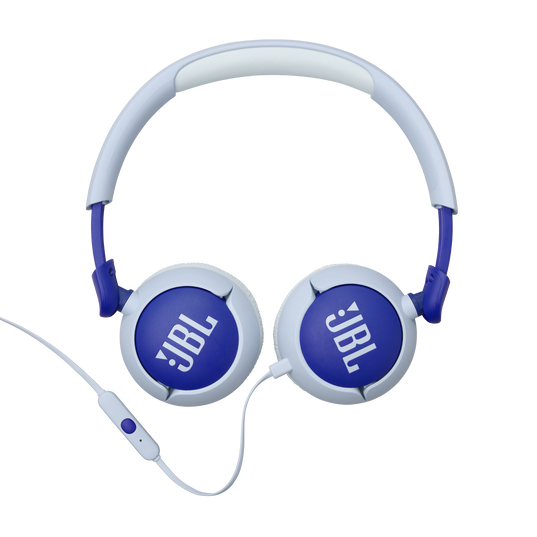 JBL Junior 320 - Blue - Wired on-ear kids headphones - Detailshot 3